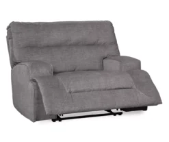 Coombs Charcoal Wide Seat Power Recliner -Walker Edison Shop 810519706 4