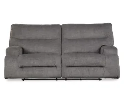 Coombs Charcoal Reclining Sofa