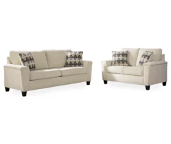 Abinger Cream Loveseat 13 Abinger Cream Loveseat -Walker Edison Shop 810519727 810519731 2