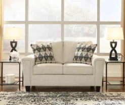 Abinger Cream Loveseat 9 Abinger Cream Loveseat -Walker Edison Shop 810519731 4