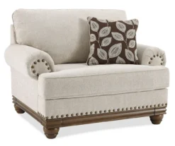 Harleson Wheat Nailhead Trim Chair And A Half