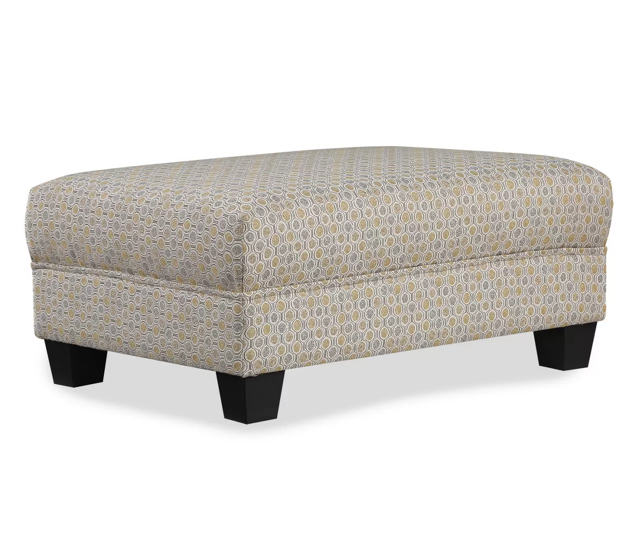 Rogers Vintage Gold Ottoman 1 Rogers Vintage Gold Ottoman