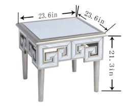 Shelton Silver Mirror End Table -Walker Edison Shop 810519898 3