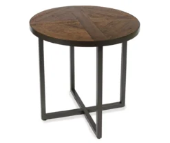 Scranton Antique Pine Round End Table