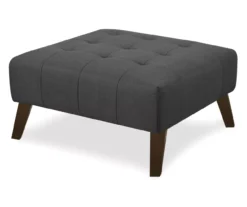 Jasper Charcoal Pebble Square Ottoman -Walker Edison Shop 810519916 2