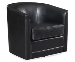 Hammond Classic Black Swivel Accent Chair -Walker Edison Shop 810519935 4