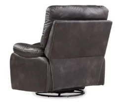 New Albany Dark Graphite Leather Look Micro Suede Swivel Reclining Glider 11 New Albany Dark Graphite Leather Look Micro Suede Swivel Reclining Glider -Walker Edison Shop 810519941 9