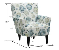 Middleton Cascade Teal Accent Chair -Walker Edison Shop 810519948 5