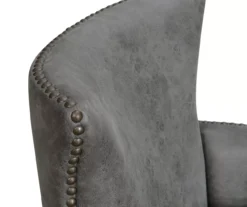 Bossa Dark Gray Accent Chair -Walker Edison Shop 810519951 3