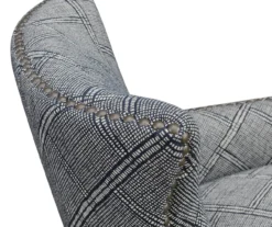 Bossa Gray Print Accent Chair -Walker Edison Shop 810519952 3