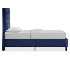 Decatur Navy Twin Upholstered Bed -Walker Edison Shop 810519977 7