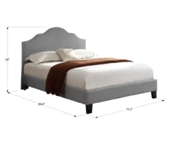 Lombard Light Gray California King Upholstered Bed -Walker Edison Shop 810519985 6