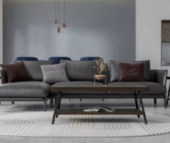 Pomona Espresso Brown Coffee Table -Walker Edison Shop 810520050 8