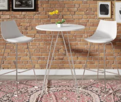 30" Thomas White Bar Stools, 2-Pack -Walker Edison Shop 810520066 8