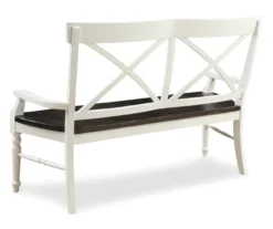Coastal Retreat Dining Bench -Walker Edison Shop 810520080 5