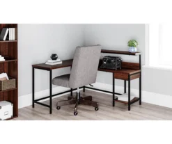 Camiburg L-Shaped Corner Desk -Walker Edison Shop 810523822 5