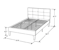 Orson Beige Full Upholstered Bed 15 Orson Beige Full Upholstered Bed -Walker Edison Shop 810524559 8