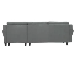 Hayward Gray Rolled Arm Sectional -Walker Edison Shop 810524579 5
