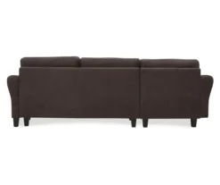 Waverley Coffee Brown Sectional -Walker Edison Shop 810524581 3