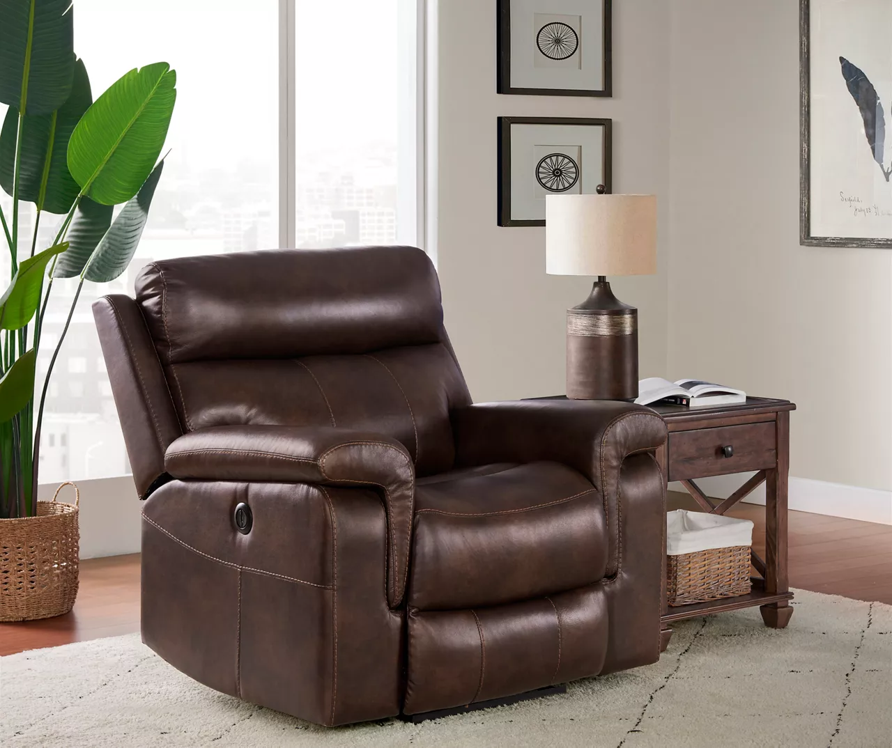 Wellsley Leather Power Recliner 2 Wellsley Leather Power Recliner - Image 2