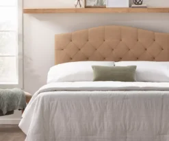 Brookside Curved Edge Upholstered Headboard 37 Brookside Curved Edge Upholstered Headboard -Walker Edison Shop 810527109 810527115 2