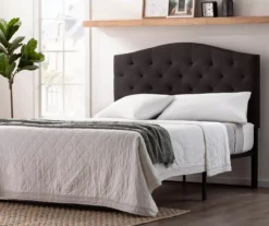 Brookside Curved Edge Upholstered Headboard 32 Brookside Curved Edge Upholstered Headboard -Walker Edison Shop 810527111 3