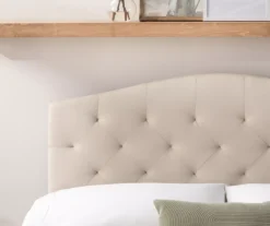 Brookside Curved Edge Upholstered Headboard 30 Brookside Curved Edge Upholstered Headboard -Walker Edison Shop 810527113 4