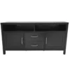 60" Black Storage TV Stand