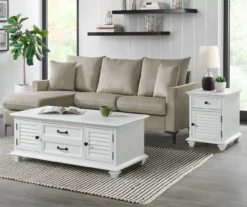 Charleston Shutter Door Lift Top Coffee Table -Walker Edison Shop 810532737 810532738