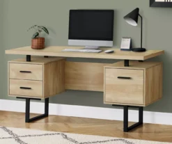 60" 3-Drawer Computer Desk -Walker Edison Shop 810533367 1