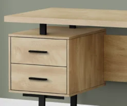 Natural Reclaimed Wood Look Reversible Computer Desk -Walker Edison Shop 810533367 4 1