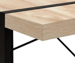 Natural Wood Look Thick Panel Computer Desk -Walker Edison Shop 810533411 7