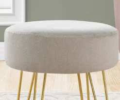 Hairpin Leg Upholstered Ottoman 25 Hairpin Leg Upholstered Ottoman -Walker Edison Shop 810533413 5