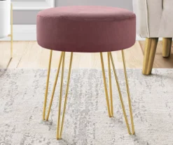 Hairpin Leg Upholstered Ottoman 23 Hairpin Leg Upholstered Ottoman -Walker Edison Shop 810533414 1