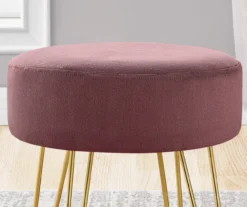 Hairpin Leg Upholstered Ottoman 39 Hairpin Leg Upholstered Ottoman -Walker Edison Shop 810533414 5