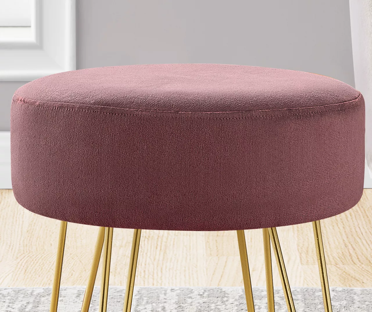 Hairpin Leg Upholstered Ottoman 20 Hairpin Leg Upholstered Ottoman - Image 20