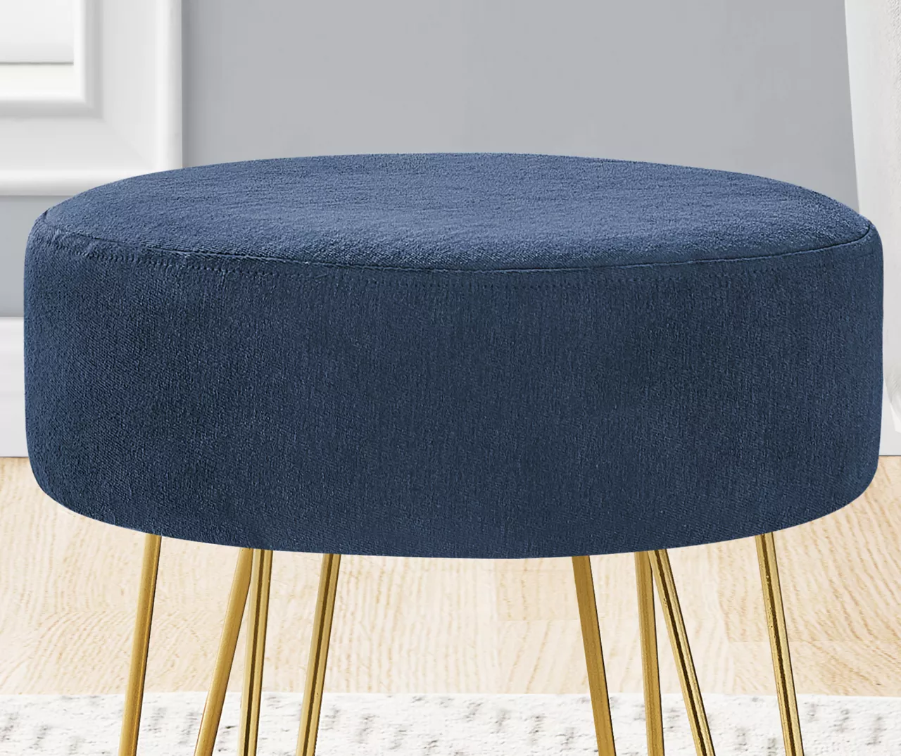 Hairpin Leg Upholstered Ottoman 10 Hairpin Leg Upholstered Ottoman - Image 10