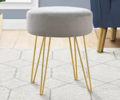 Hairpin Leg Upholstered Ottoman 32 Hairpin Leg Upholstered Ottoman -Walker Edison Shop 810533416 1