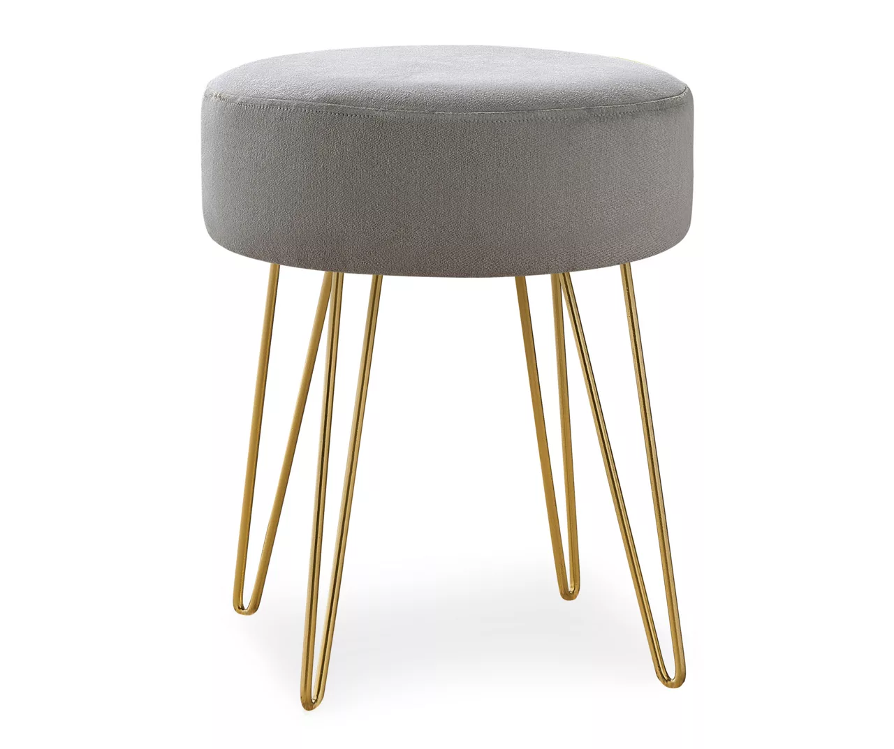 Hairpin Leg Upholstered Ottoman 3 Hairpin Leg Upholstered Ottoman - Image 3