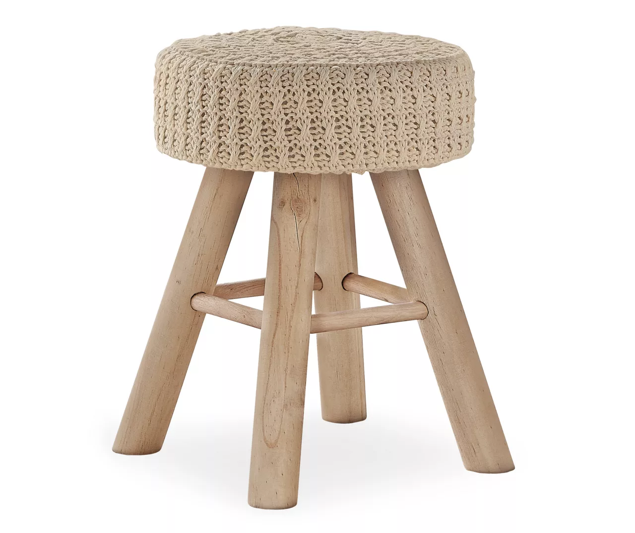 Wooden Leg Upholstered Ottoman 1 Wooden Leg Upholstered Ottoman