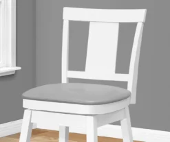 Faux Leather Swivel Bar Stools, 2-Pack 25 Faux Leather Swivel Bar Stools, 2-Pack -Walker Edison Shop 810533433 4