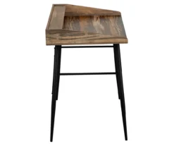 2-Cubby Computer Desk With Hutch -Walker Edison Shop 810533453 6