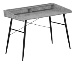 2-Cubby Computer Desk With Hutch -Walker Edison Shop 810533455 2