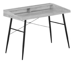 2-Cubby Computer Desk With Hutch -Walker Edison Shop 810533456 2