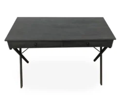 Real Living Rustic 2-Drawer Writing Desk -Walker Edison Shop 810534674 2