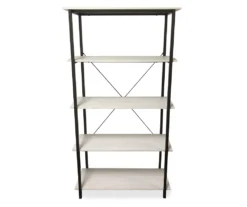 Real Living Rustic 5-Shelf Bookcase 20 Real Living Rustic 5-Shelf Bookcase -Walker Edison Shop 810534676 1