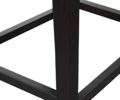 30" Black Faux Brushed Leather Bar Stools, 2-Pack -Walker Edison Shop 810535738 3