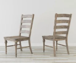 Sandstone Buff Ladderback Upholstered Dining Chairs, 2-Pack 9 Sandstone Buff Ladderback Upholstered Dining Chairs, 2-Pack -Walker Edison Shop 810535746 6