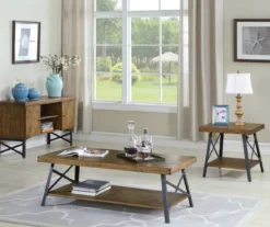 Pomona Pine Brown Coffee Table 15 Pomona Pine Brown Coffee Table -Walker Edison Shop 810535747 10