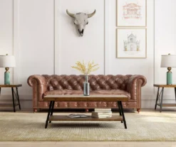 Pomona Pine Brown Coffee Table 14 Pomona Pine Brown Coffee Table -Walker Edison Shop 810535747 8